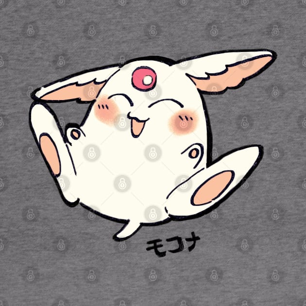 I draw white mokona modoki with japanese name / xxx holic by mudwizard